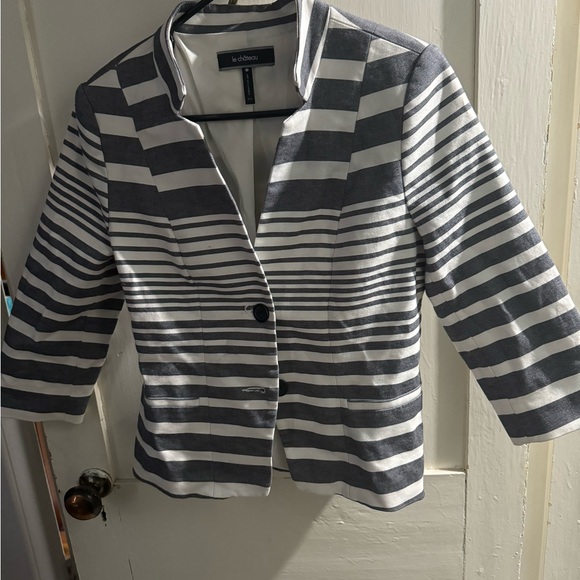 Le Chateau Striped Blazer - Picture 2 of 2